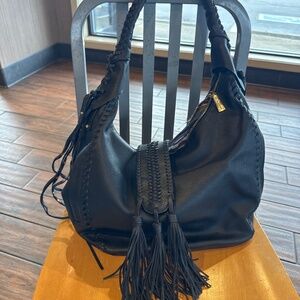 Big Buddha Large Black Designer Purse